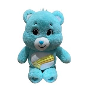 Care Bears Wish Bear Plush Stuffed Animal Toy Rainbow Star Belly 16" Soft Doll‎
